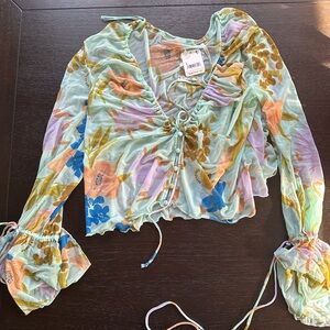 Free People Ruched Women's Top